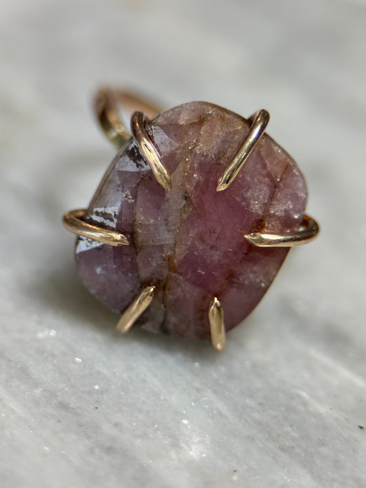 Athena Pink Sapphire Ring