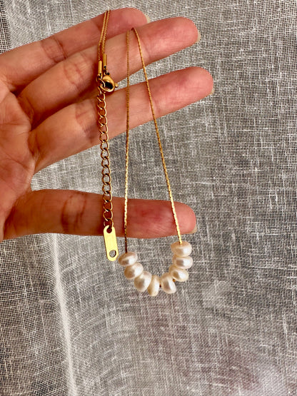 Freshwater Pearls Chain Necklace